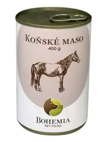 Bohemia Pet Food Koňské maso ve vlastní šťávě 400g