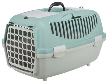 Trixie Transportní box pro kočky Capri II 37x34x55cm šedozelená