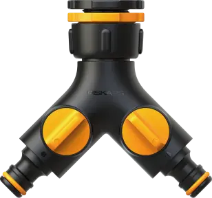 Fiskars Dvojitá spojka ke kohoutku Comfort, multi G1/2", G3/4", G1"
