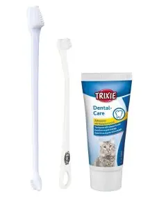 Trixie Sada dentální hygieny pro kočky (zubní pasta a 2 kartáčky)