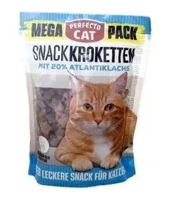 Perfecto Cat Kroketten snack 20% s Atlantským lososem 150g