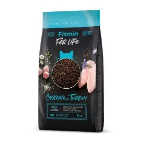 Fitmin Cat For Life Castrate Turkey 8kg
