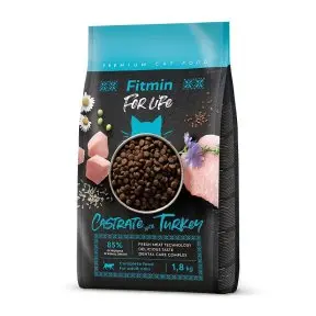 Fitmin Cat For Life Castrate Turkey 1,8kg