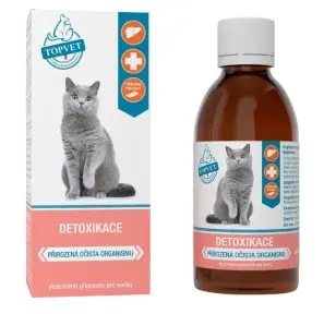 Topvet Sirup detoxikace pro kočky 200ml