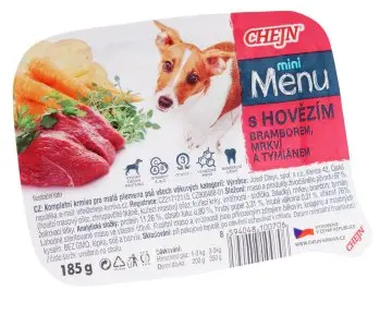 Chejn Mini Menu s hovězím, bramborem, mrkví a tymiánem 185g