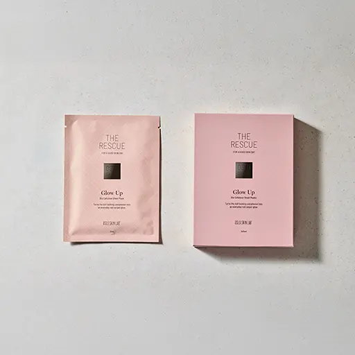 Oslo Skin Lab The Rescue Glow Up Pleťová maska z biocelulózy 3 ks