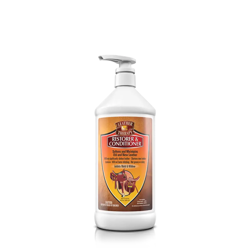 Leather Therapy Restorer pro renovaci staré kůže (Absorbine Leather Therapy Restorer and Conditioner, účinný renovátor kůže pro vaše kožené vybavení,)