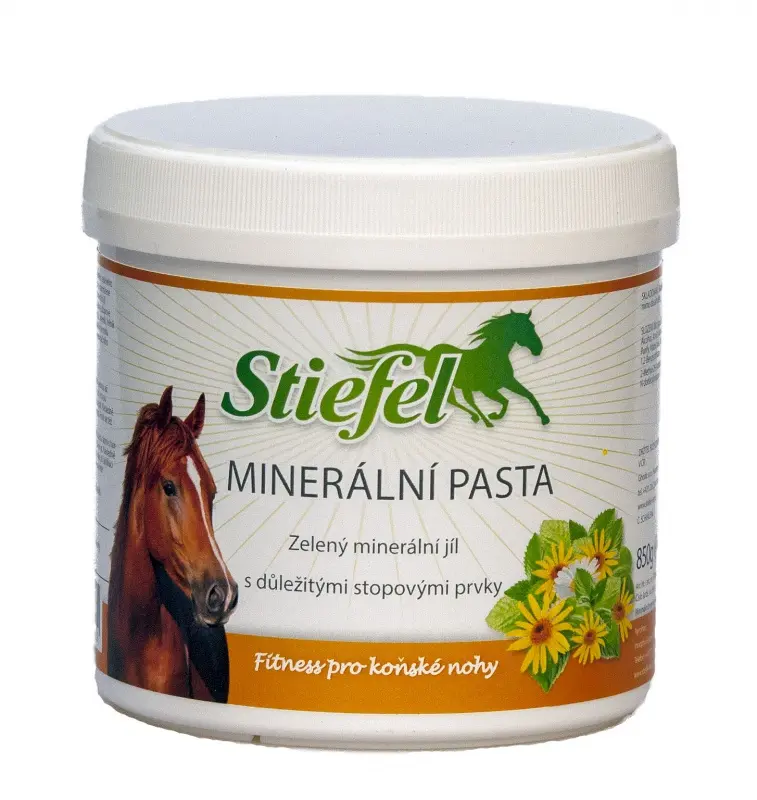 Minerální pasta, fitness pro unavené koňské nohy, balení 850 g (Stiefel Minerální pasta, fitness pro unavené koňské nohy, balení 850 g)
