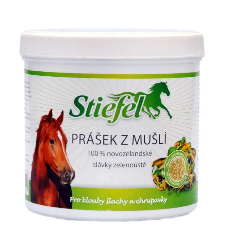 Prášek z mušlí (Stiefel Prášek z mušlí pro zdravé klouby, šlachy a chrupavky, balení 400 g)
