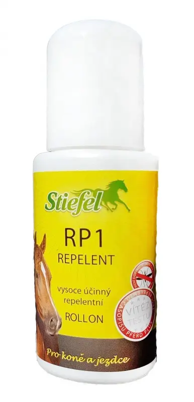 Repelent RP1 - Roll on (Stiefel Repelent RP1, dlouhotrvající, šetrná ochrana proti hmyzu bez zápachu, kulička pro přesnou aplikaci Roll on 80 ml)