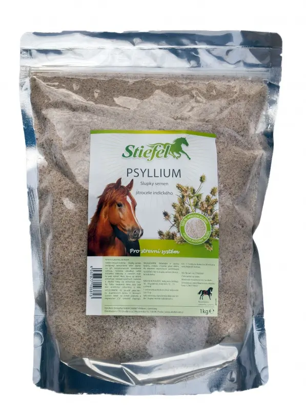 Psyllium 1kg (Stiefel Psyllium, podporuje samočistící schopnost střev, dobré pro zažívací systém, sáček 1 kg)