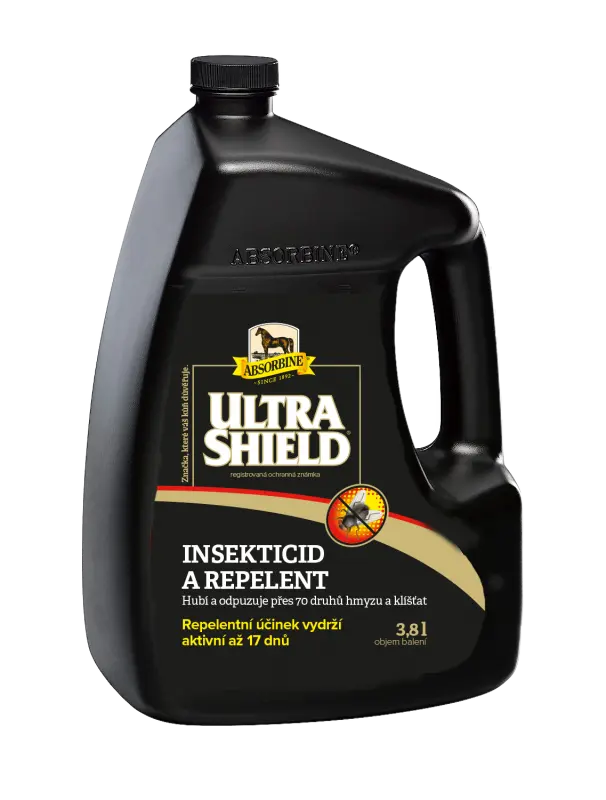Absorbine UltraShield EX Insecticid & Repelent - 3 800ml ekonomické balení (Repelent pro koně Absorbine Ultrashield EX, kanystr 3,8 l)