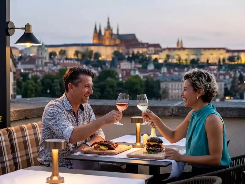 Zážitek - Dárkový voucher do rooftop restaurace v centru Prahy Co dělat v Praze? Vyrazte za zážitky