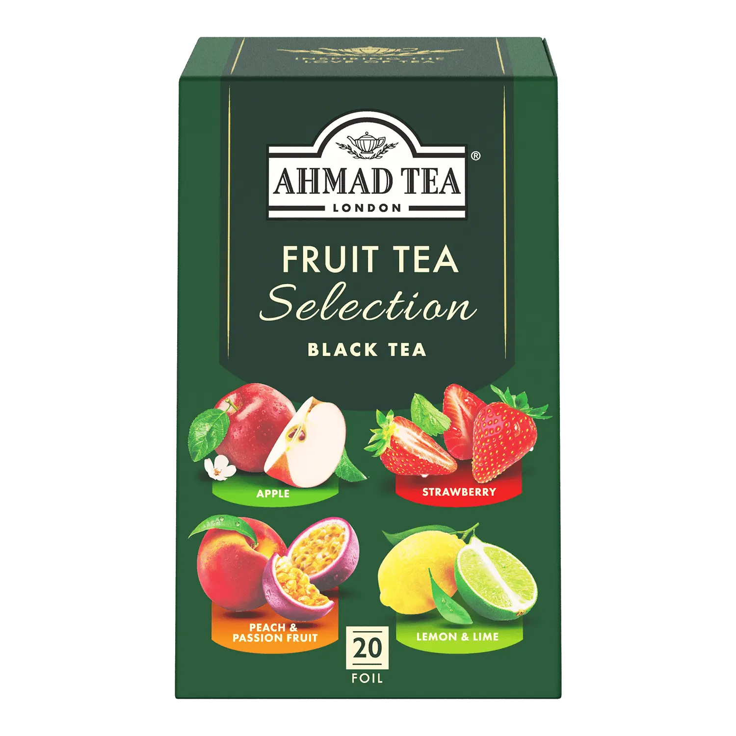 Ahmad Tea Výběr černých čajů s příchutí 20 x 2 g