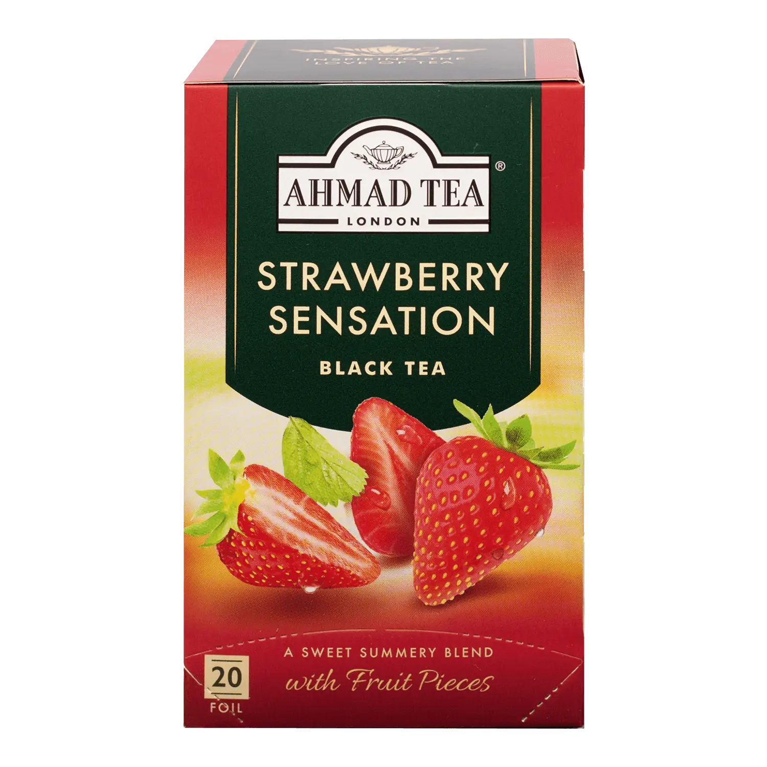 Ahmad Tea | Strawberry Sensation | 20 alu sáčků
