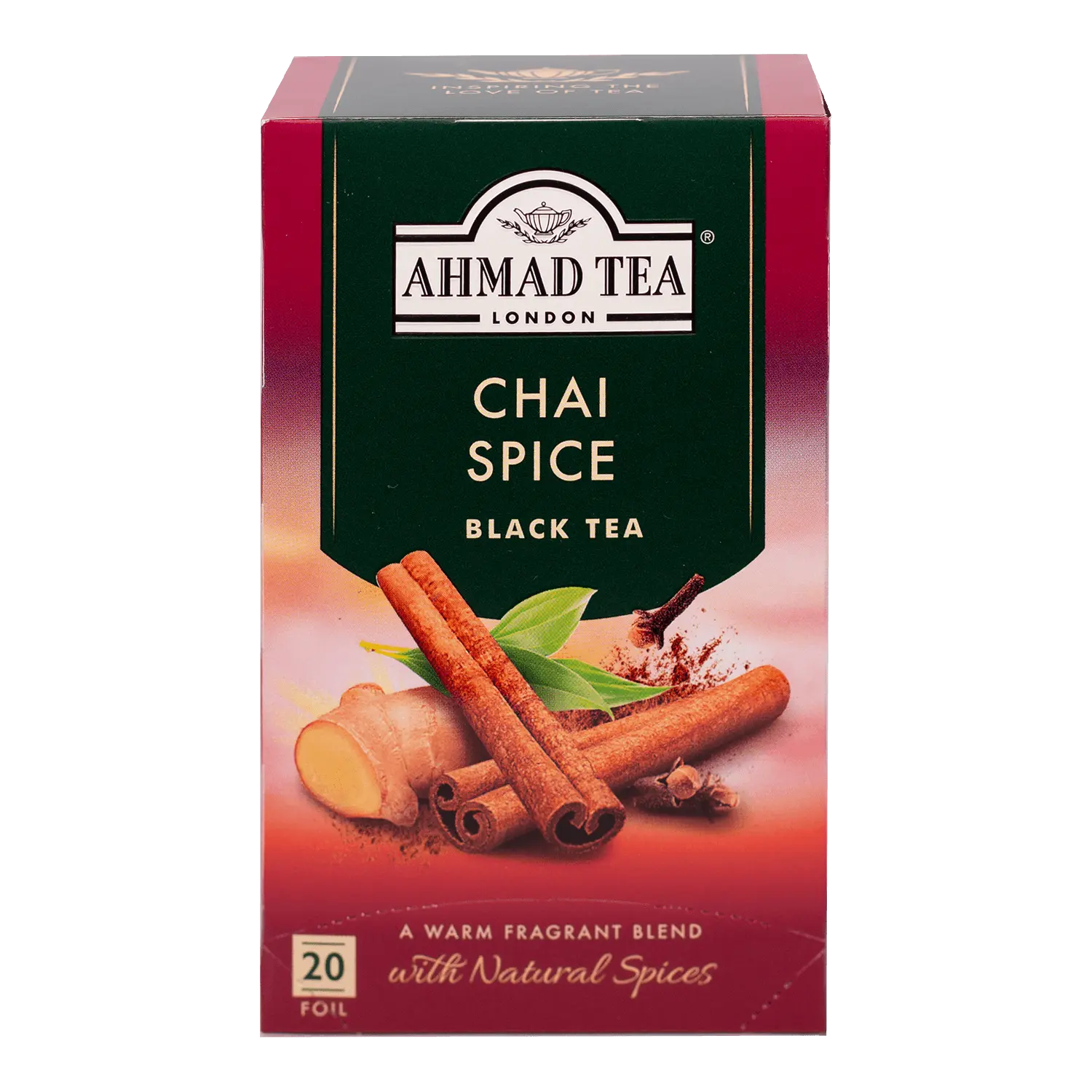 Ahmad Tea Černý čaj Chai Spice 20x2g alu sáčků
