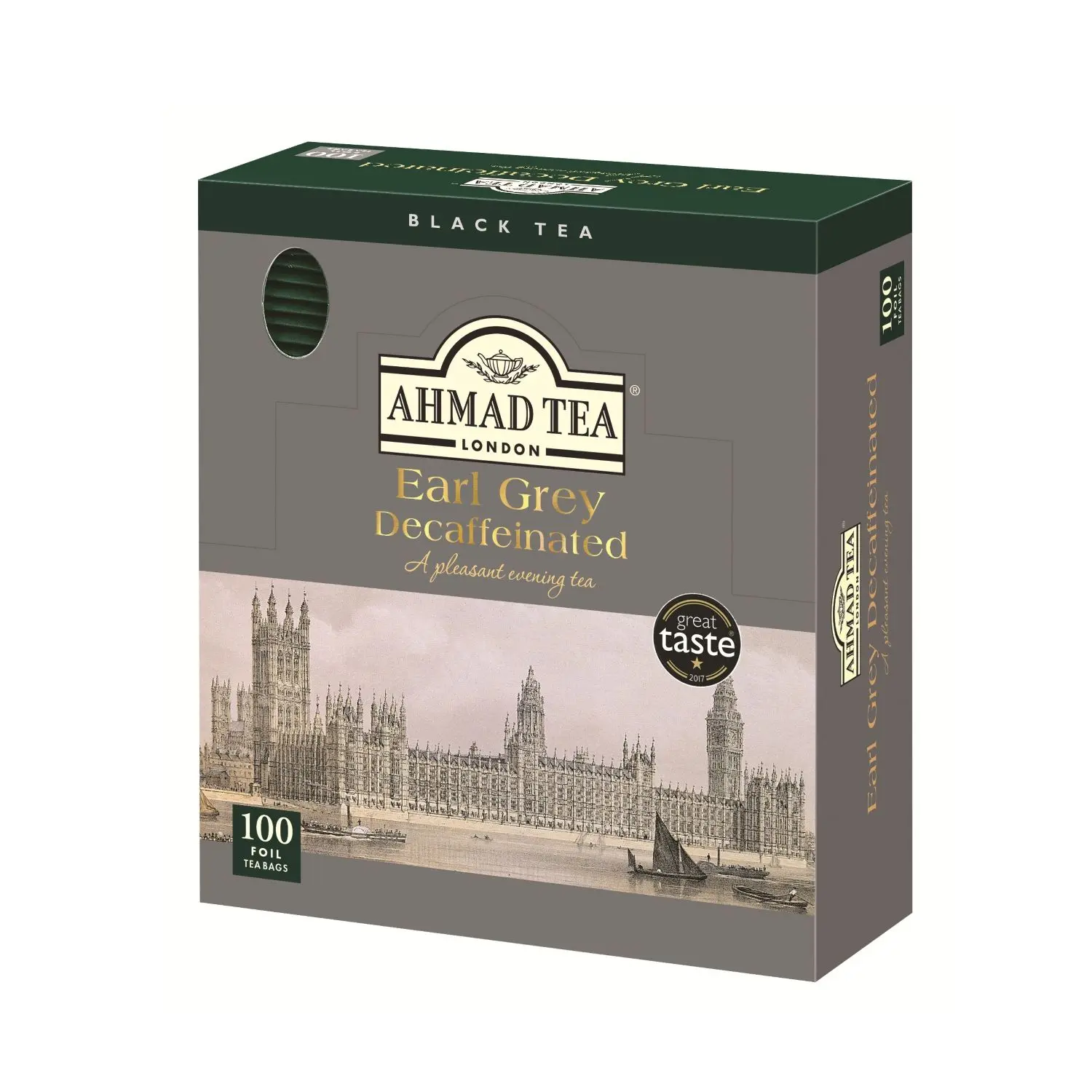 Ahmad Tea | Earl Grey Decaffeinated | 100 alu sáčků