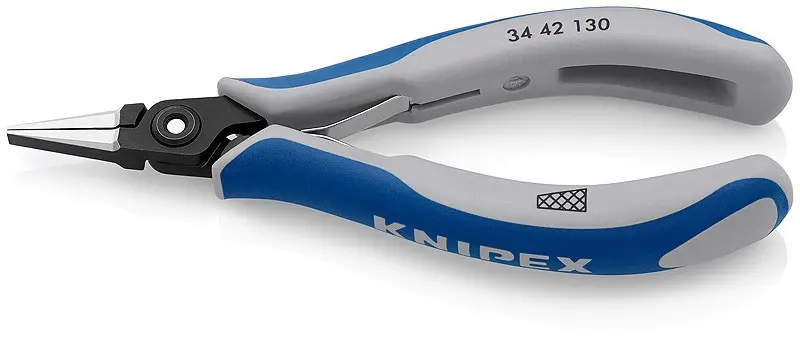 Přesné rovné ploché kleště na elektroniku 130 mm - 3442130