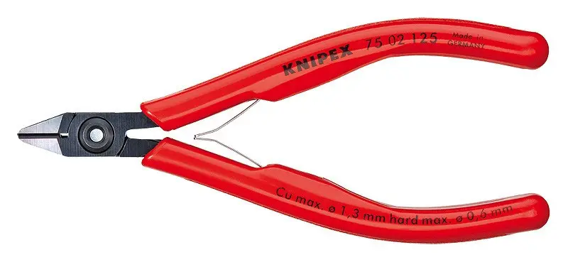 Boční štípací kleště pro elektroniku brunýrované 125 mm - 7502125