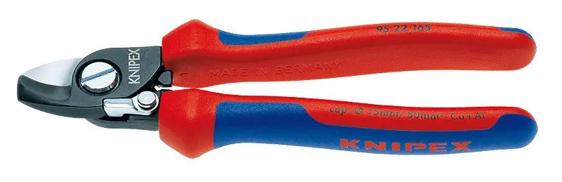 Kabelové nůžky s otevírací pružinou 165 mm - 9522165