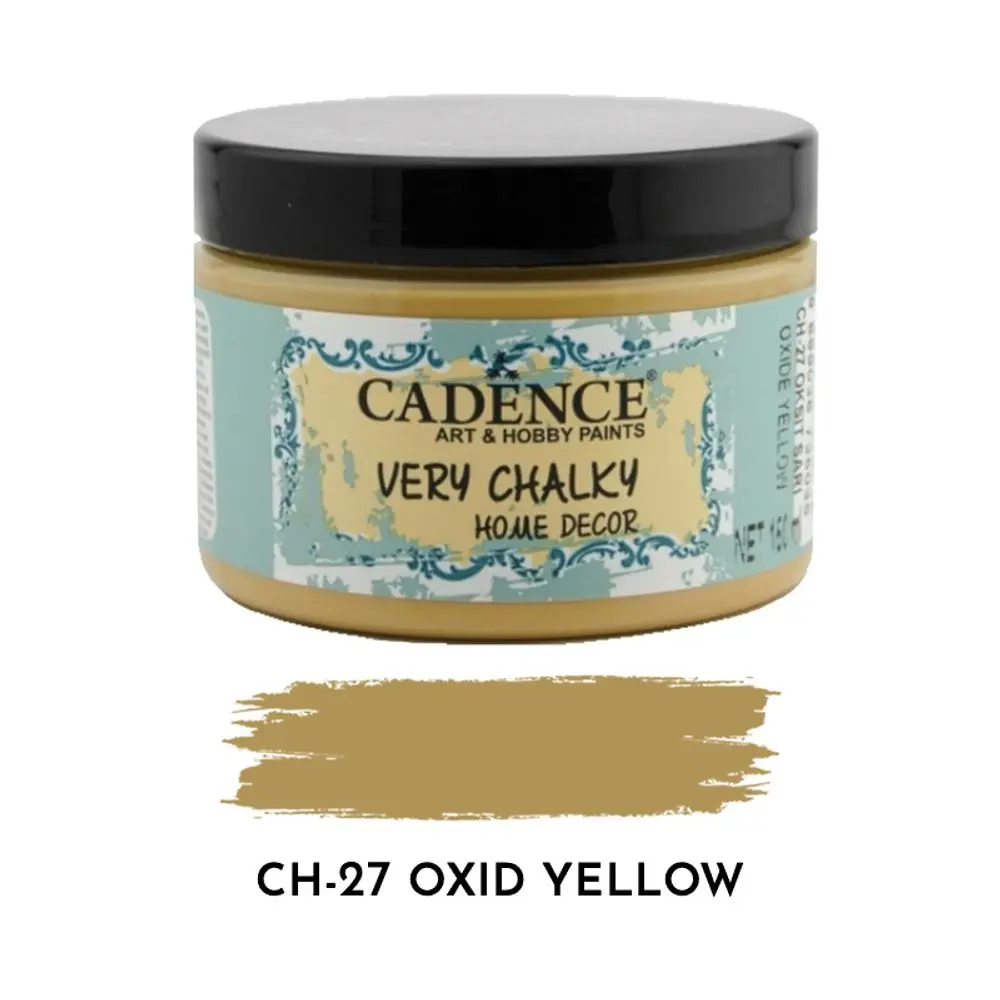 Cadence Křídová barva Cadence Very Chalky, 150 ml - VYBERTE ODSTÍN - Křídová barva Cadence Very Chalky, 150 ml - oxide yellow, písková žlutá