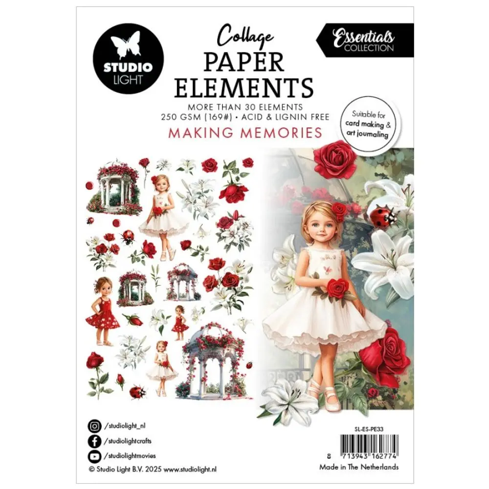 Studio Light Papírové výseky Studio Light "Making Memories", 35 ks - Družičky