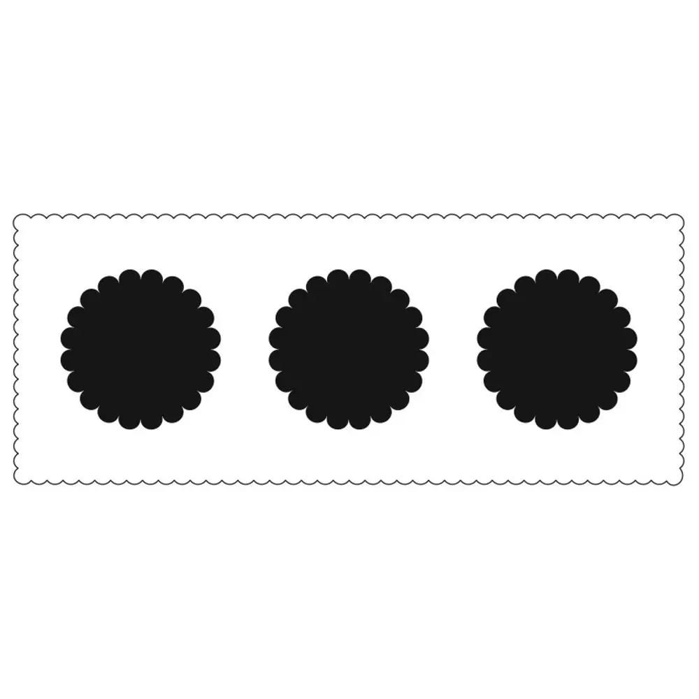The Crafter´s Workshop Šablona TCW 4"x9" (10x23 cm) - Scalloped Circles