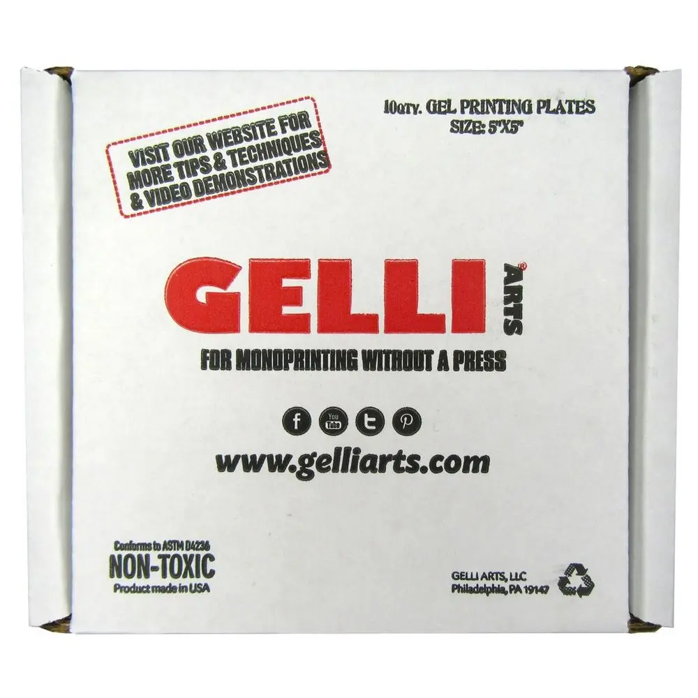 Gelli Arts Sada gelových podložek Gelli Plate - VYBERTE VELIKOST - Sada gelových podložek Gelli Plate