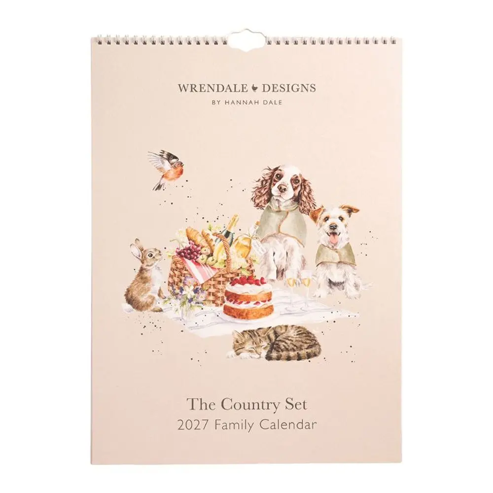 Wrendale Designs Rodinný kalendář 2027 Wrendale Designs "The Country Set", A3