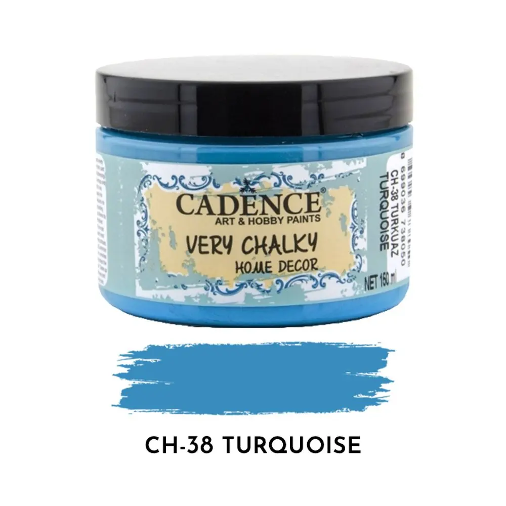 Cadence Křídová barva Cadence Very Chalky, 150 ml - VYBERTE ODSTÍN - Křídová barva Cadence Very Chalky, 150 ml - turquoise, tyrkysová