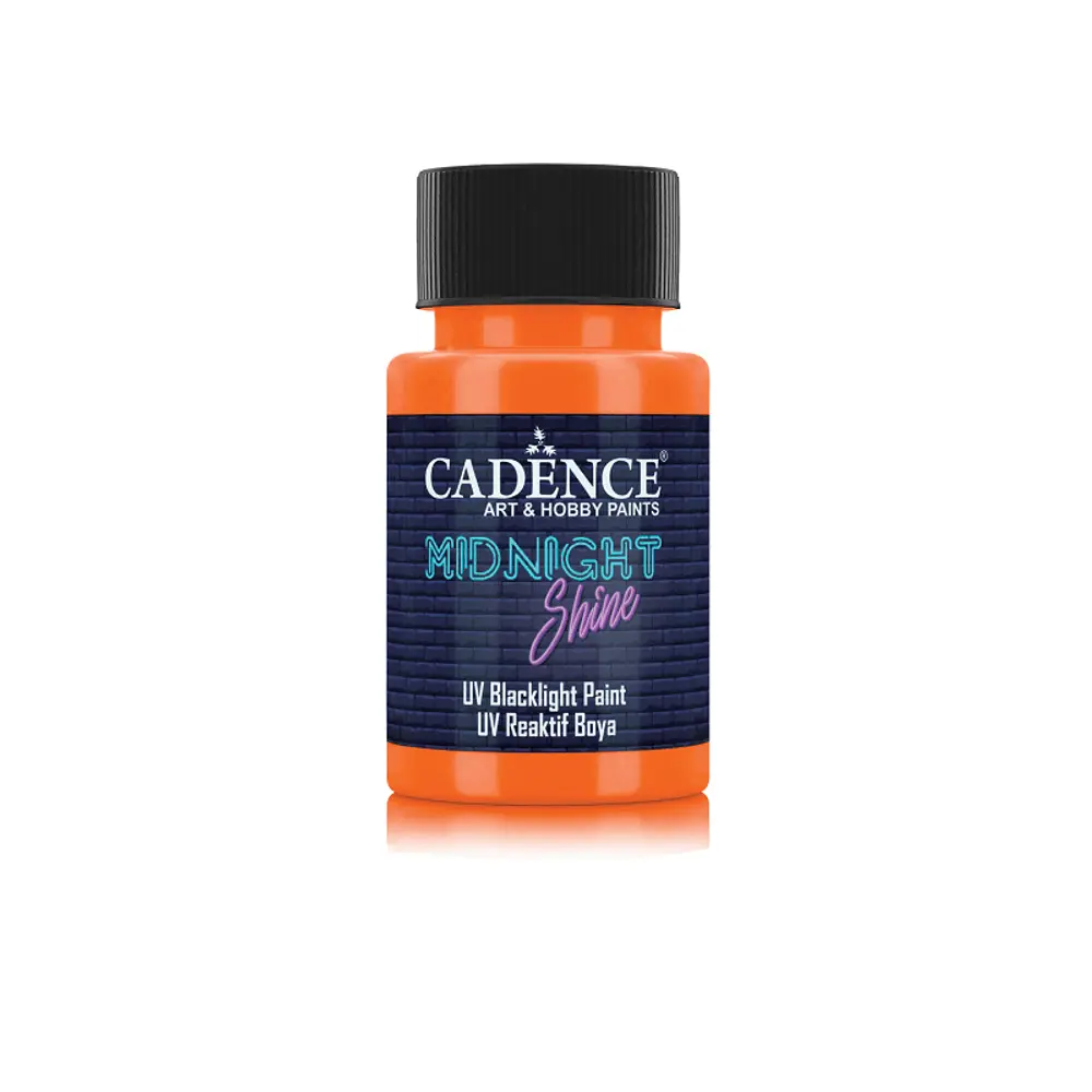 Cadence Svíticí UV barva na textil Cadence Midnight Shine, 50 ml - VYBERTE ODSTÍN - Svítící UV barva na textil Cadence Midnight Shine, 50 ml -