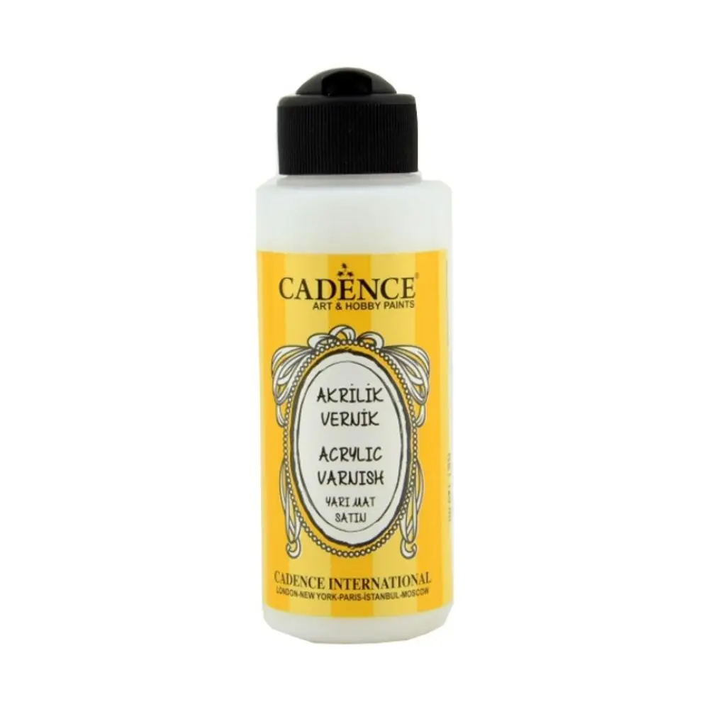 Cadence Dokončovací lak Cadence Acrylic Varnish, satén - VYBERTE OBJEM - Dokončovací lak Cadence Acrylic Varnish, 120 ml - satén