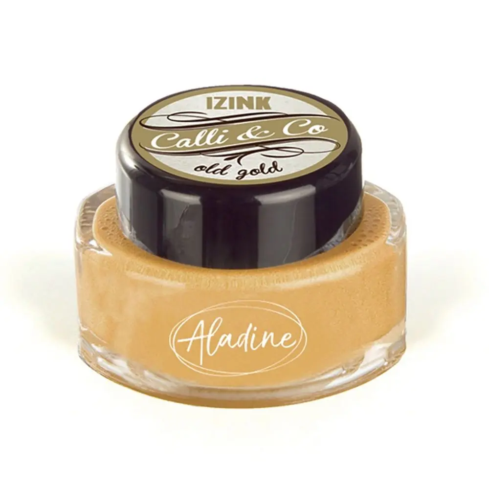 Aladine Kaligrafický inkoust Aladine Izink Calli & Co, 15 ml - VYBERTE ODSTÍN - Kaligrafický inkoust Aladine Izink Calli & Co, 15 ml - old gold, zlatý