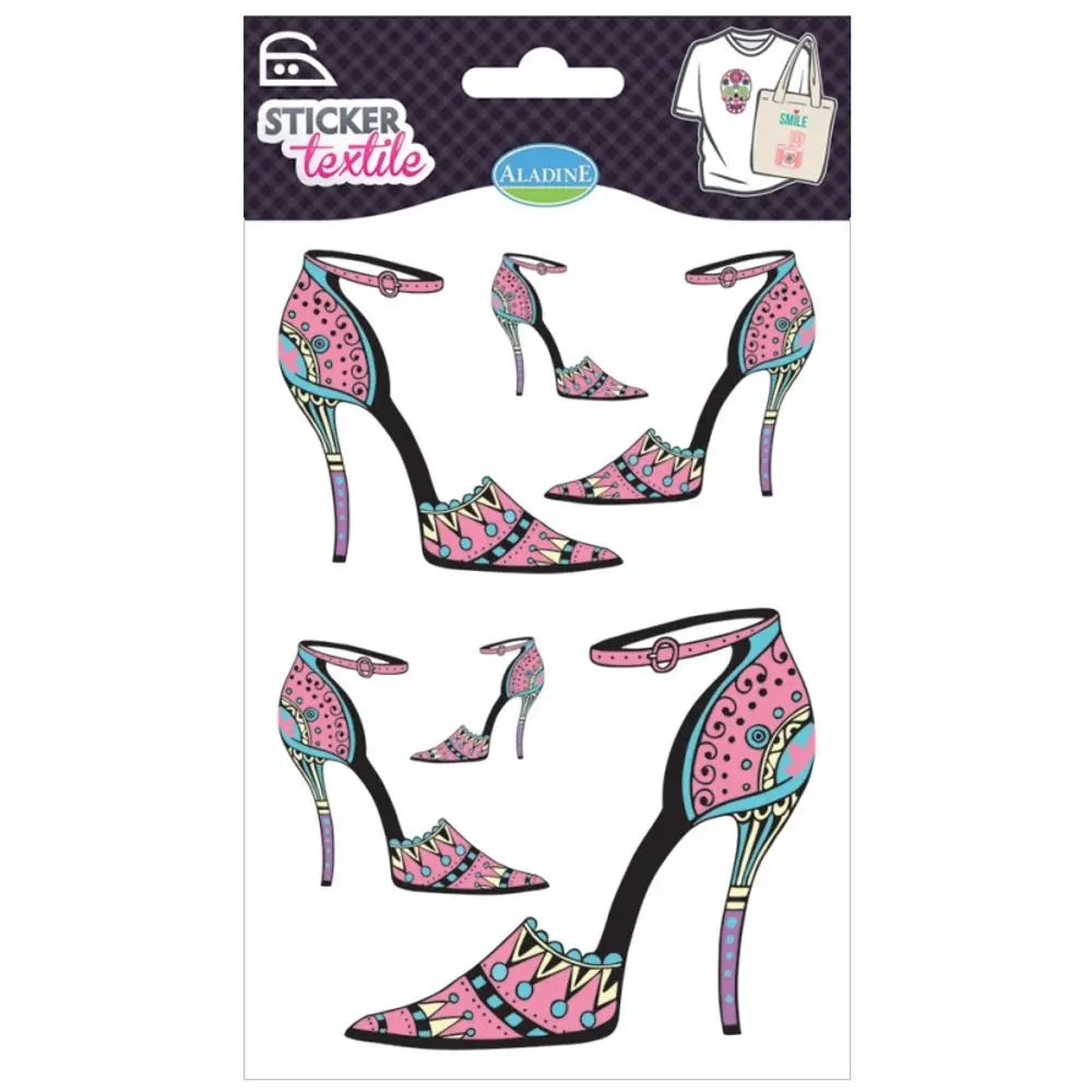 Aladine Transferový obrázek na textil Aladine, 12x17 cm - Lodičky