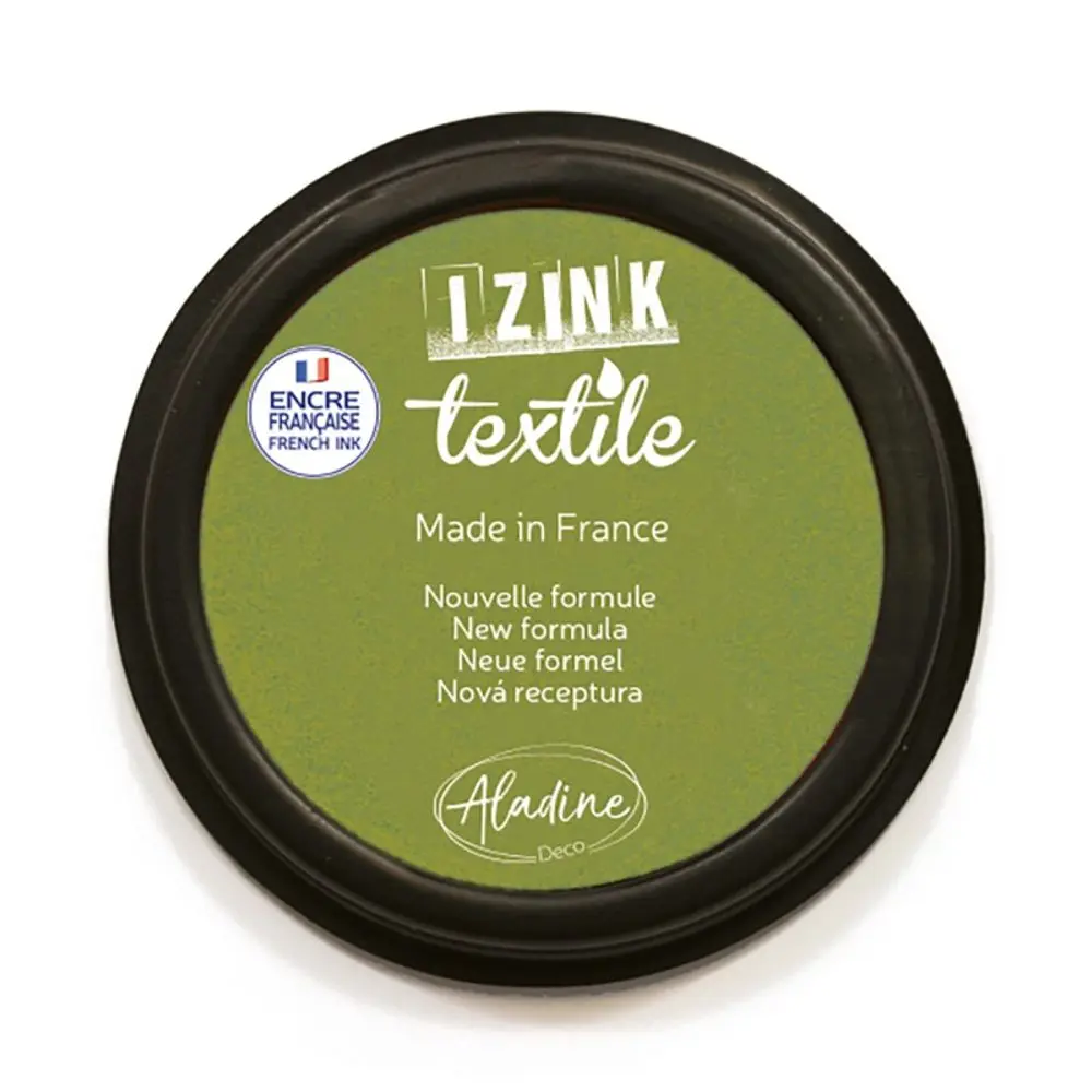 Aladine Razítkovací polštářek na textil Aladine Izink Textile - VYBERTE ODSTÍN - Razítkovací polštářek na textil Aladine Izink Textile - vert clair absinthe, zelený