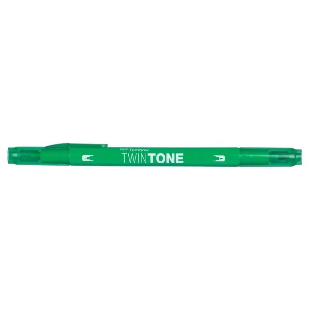 Tombow Oboustranný fix Tombow TwinTone - VYBERTE ODSTÍN - Oboustranný fix Tombow TwinTone - green, zelený