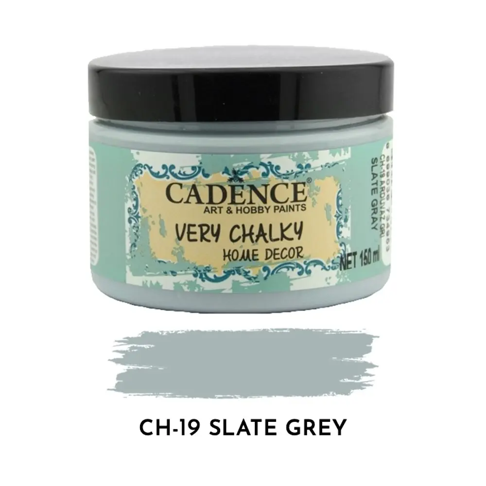 Cadence Křídová barva Cadence Very Chalky, 150 ml - VYBERTE ODSTÍN - Křídová barva Cadence Very Chalky, 150 ml - slate grey, břidlicová šedá