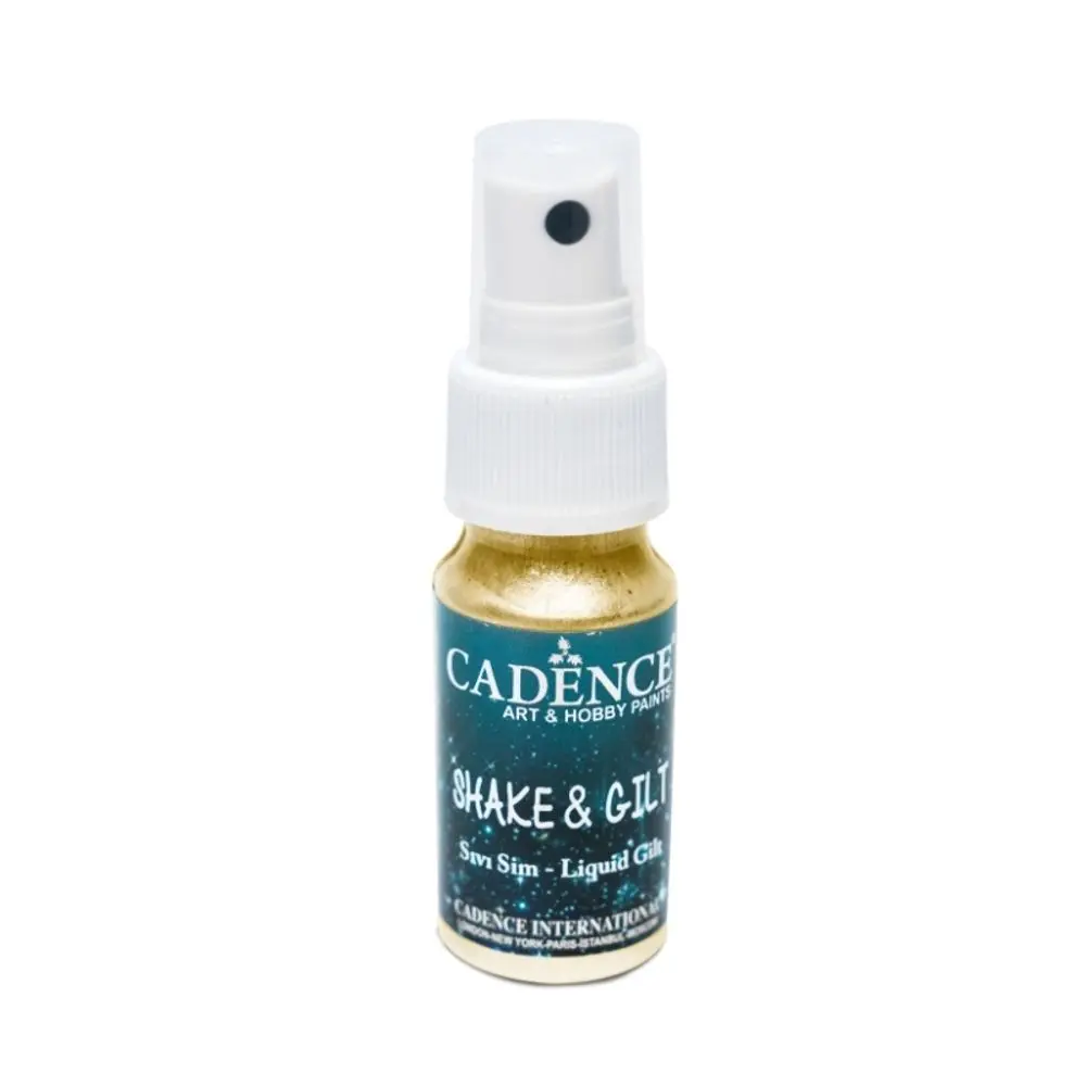 Cadence Metalická třpytivá barva ve spreji Cadence Shake & Gilt, 25 ml - VYBERTE ODSTÍN - Metalická třpytivá barva ve spreji Cadence Shake & Gilt, 25 ml -