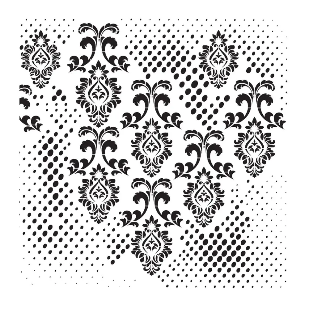 Cadence Šablona Cadence, Ornamenty 1 - VYBERTE VELIKOST - Šablona Cadence, 45x45 cm - Ornamenty 1