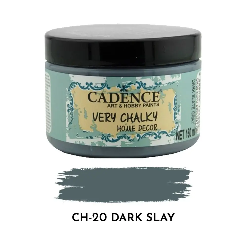 Cadence Křídová barva Cadence Very Chalky, 150 ml - VYBERTE ODSTÍN - Křídová barva Cadence Very Chalky, 150 ml - dark slate gray, tm. břidlicově šedá