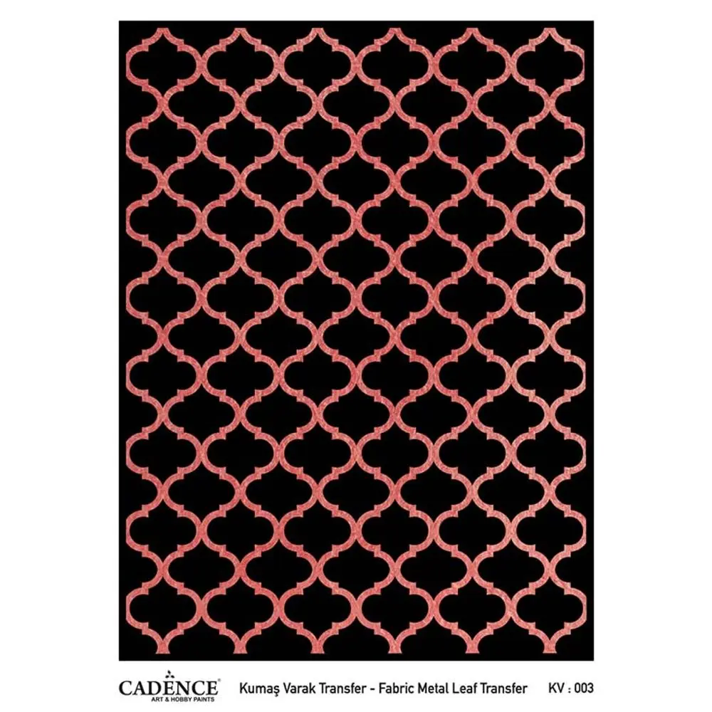 Cadence Transferový obrázek na textil Cadence, A3 - Měděná mříž