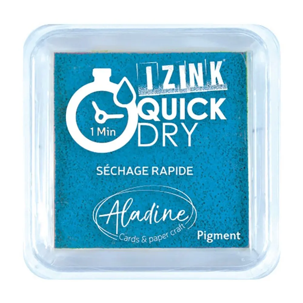 Razítkovací polštářek Izink Quick Dry, rychle schnoucí - tyrkysová
