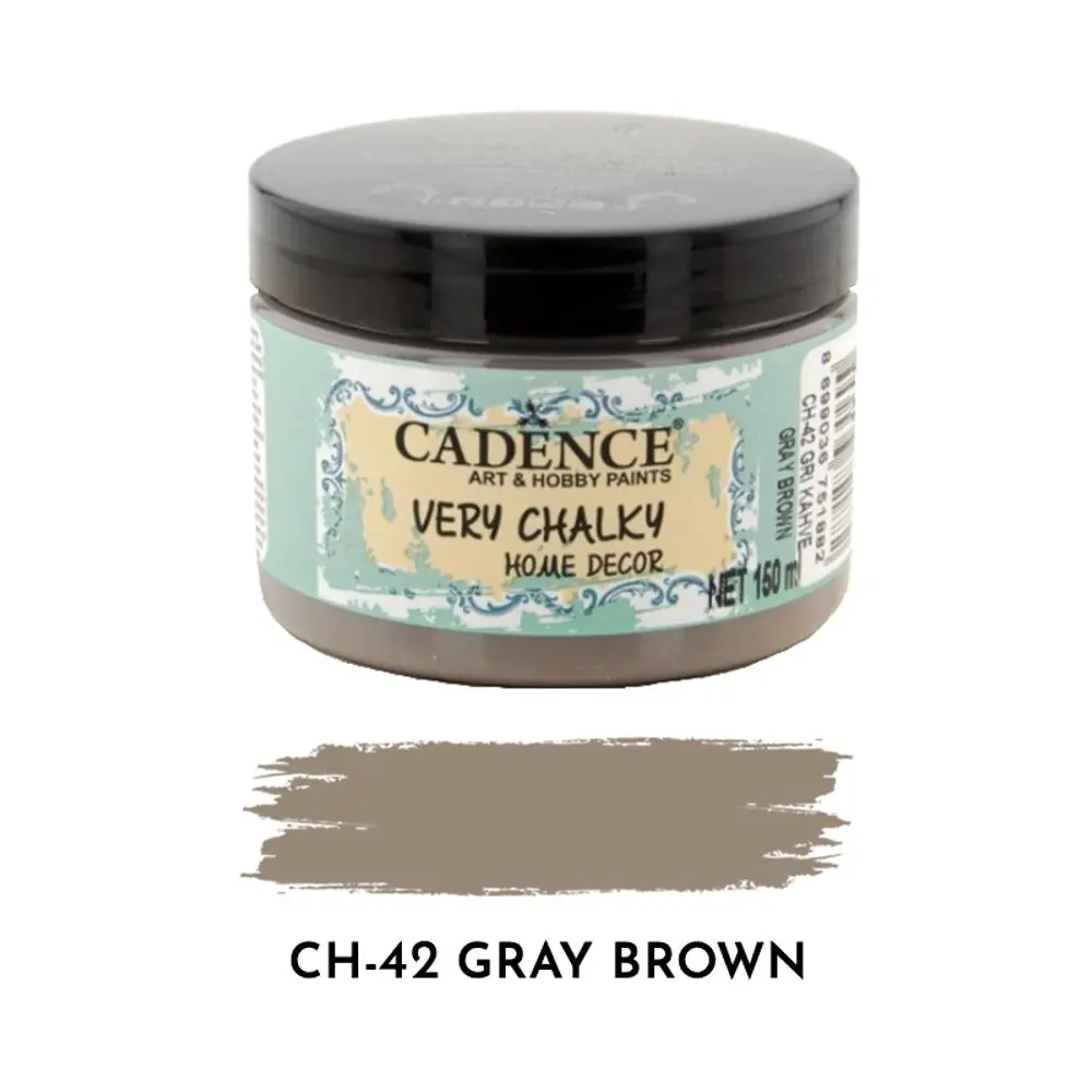 Cadence Křídová barva Cadence Very Chalky, 150 ml - VYBERTE ODSTÍN - Křídová barva Cadence Very Chalky, 150 ml - gray brown, šedohnědá