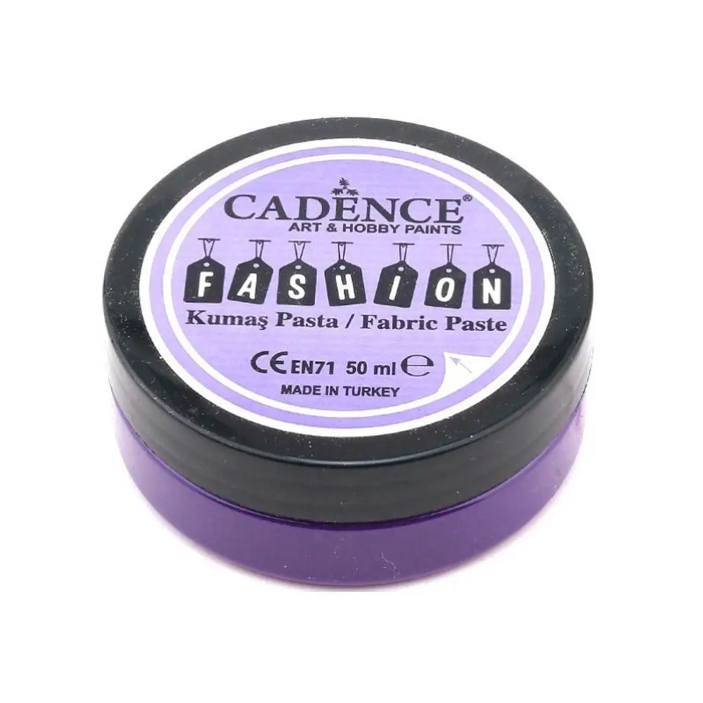 Cadence Reliéfní pasta na textil Cadence Fashion Opaque, 50 ml - VYBERTE ODSTÍN - Reliéfní pasta na textil Cadence Fashion Opaque, 50 ml - ultraviolet, ultrafialová