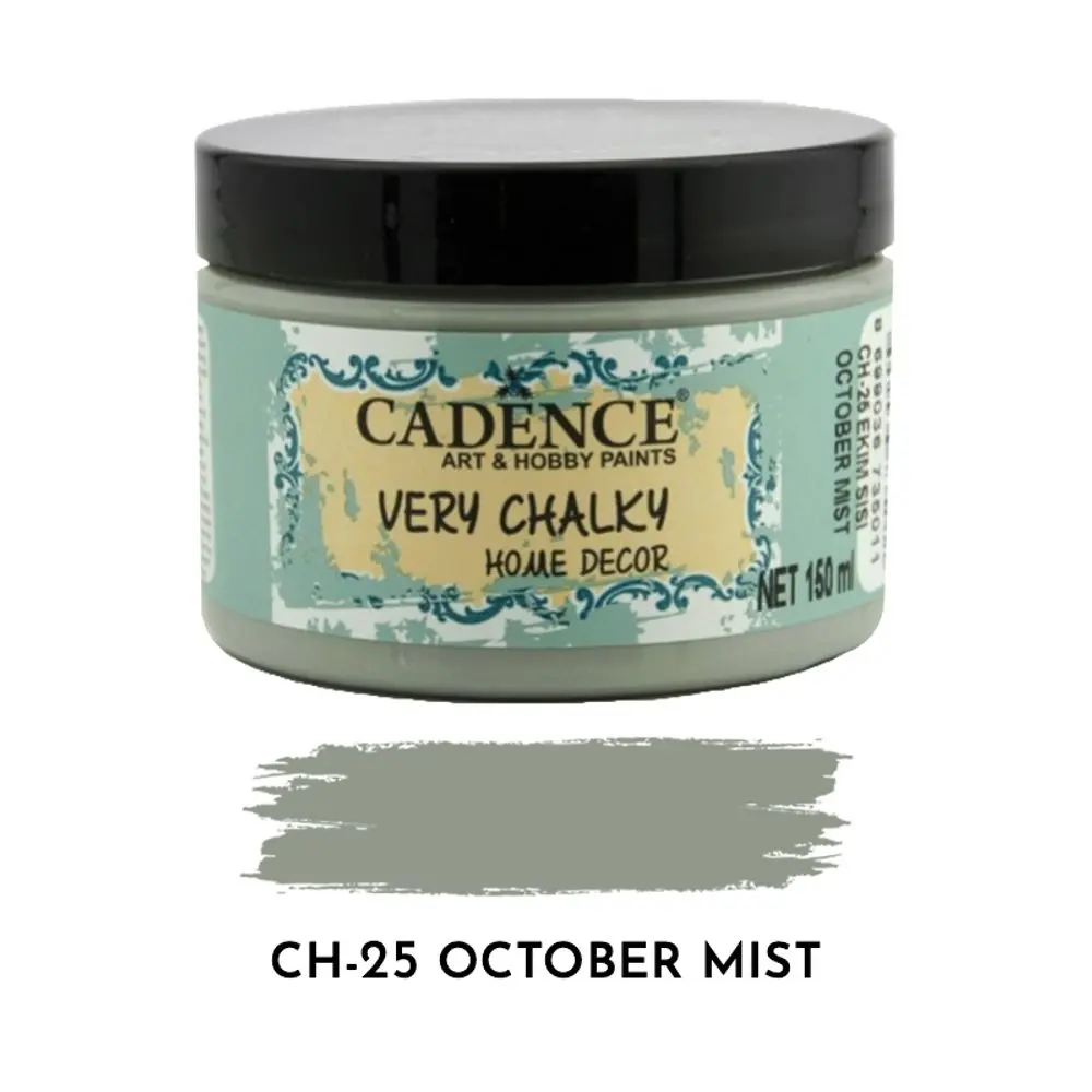 Cadence Křídová barva Cadence Very Chalky, 150 ml - VYBERTE ODSTÍN - Křídová barva Cadence Very Chalky, 150 ml - october mist, šedá mlhavá