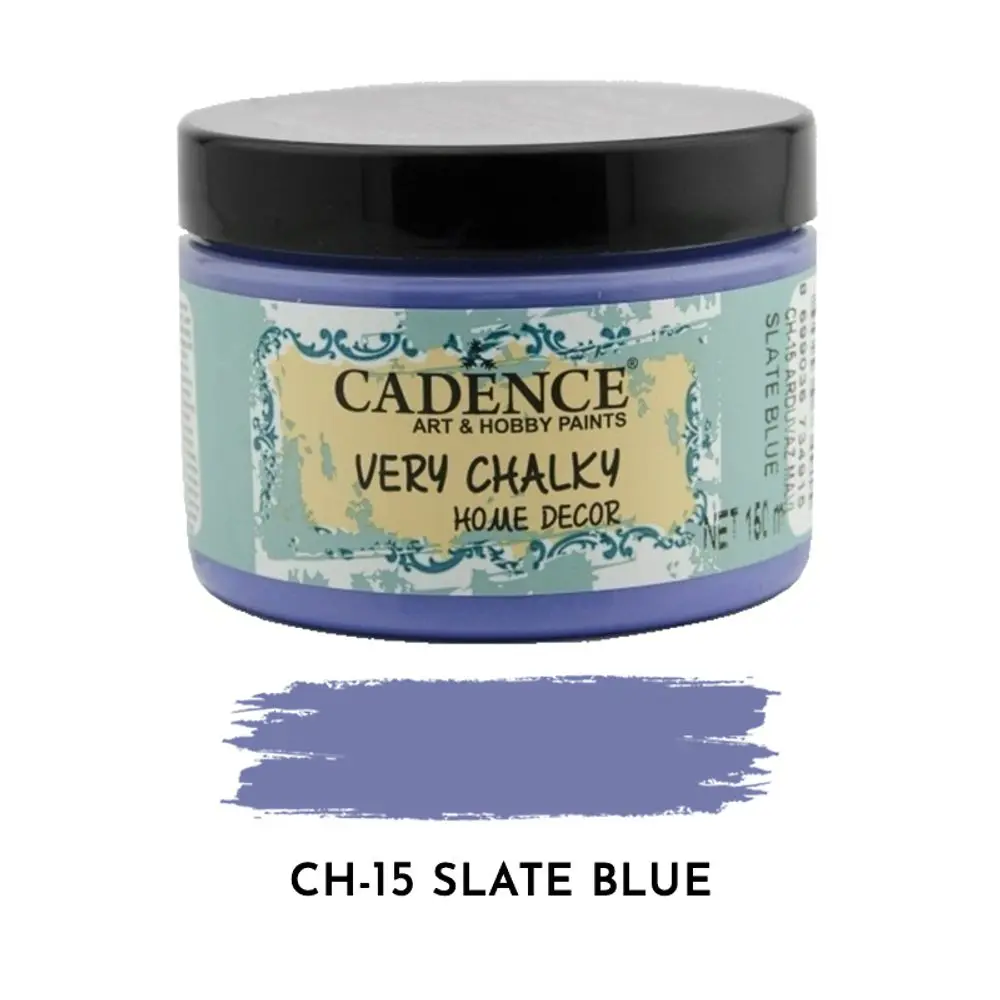 Cadence Křídová barva Cadence Very Chalky, 150 ml - VYBERTE ODSTÍN - Křídová barva Cadence Very Chalky, 150 ml - slate blue, břidlicová modrá