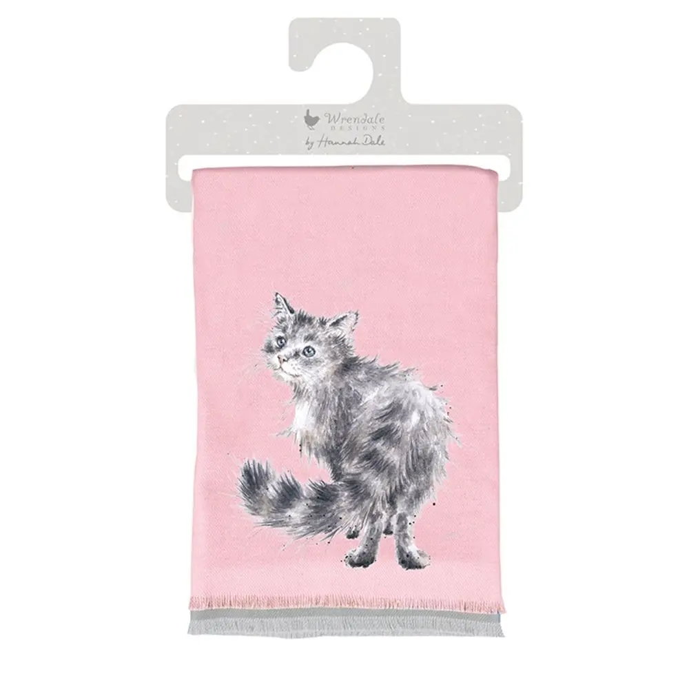 Wrendale Designs Zimní šála Wrendale Designs "Glamour Puss" - Kočka