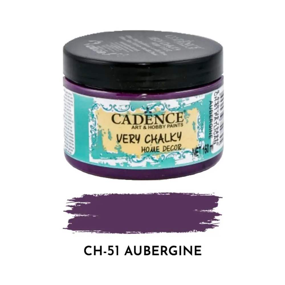 Cadence Křídová barva Cadence Very Chalky, 150 ml - VYBERTE ODSTÍN - Křídová barva Cadence Very Chalky, 150 ml - aubergine, lilková