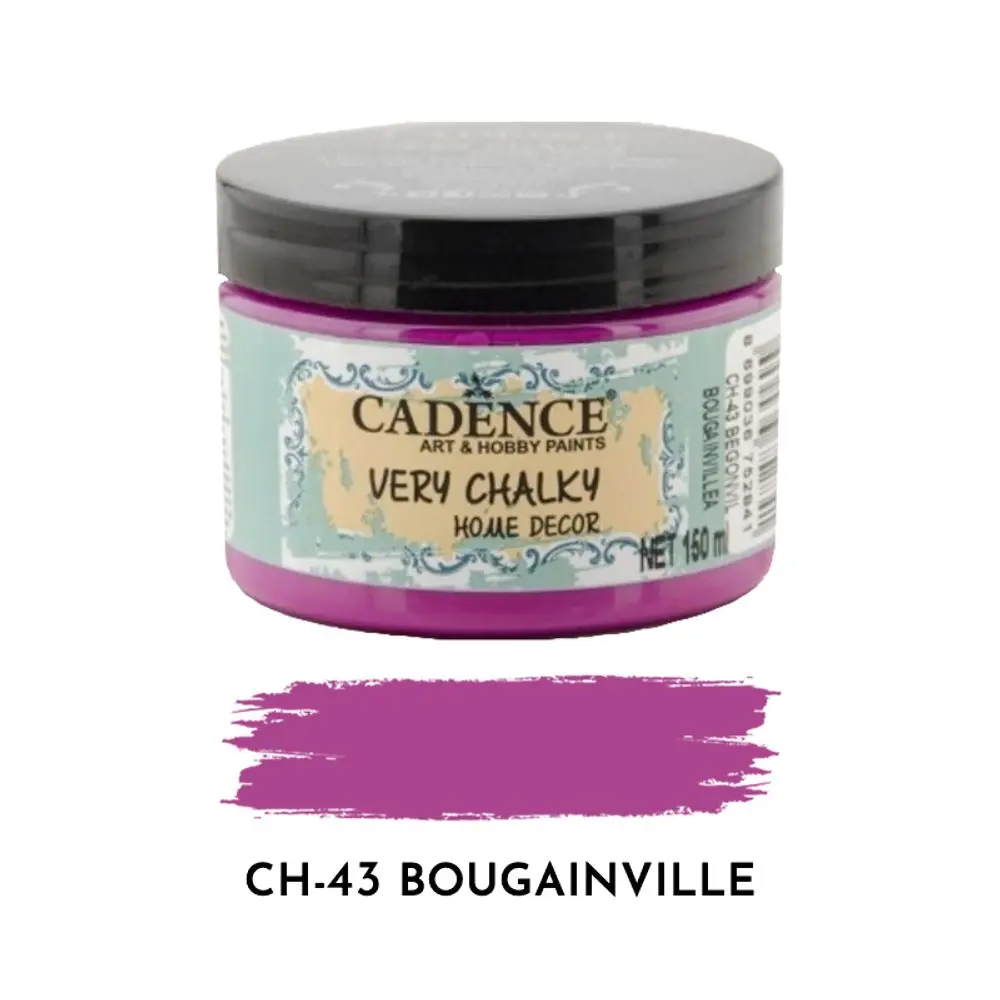 Cadence Křídová barva Cadence Very Chalky, 150 ml - VYBERTE ODSTÍN - Křídová barva Cadence Very Chalky, 150 ml - bougainvillea, tm. fuchsiová