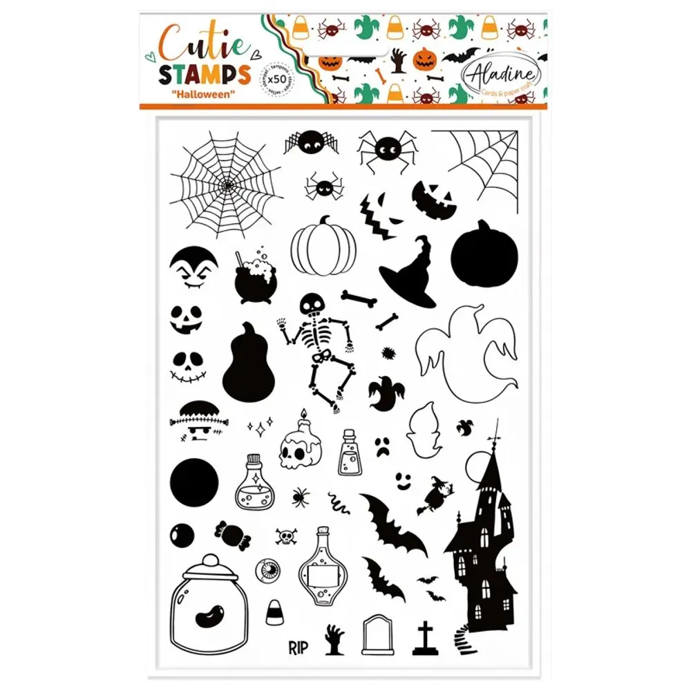 Aladine Razítka Aladine Cutie Stamps, 50 ks - Halloween